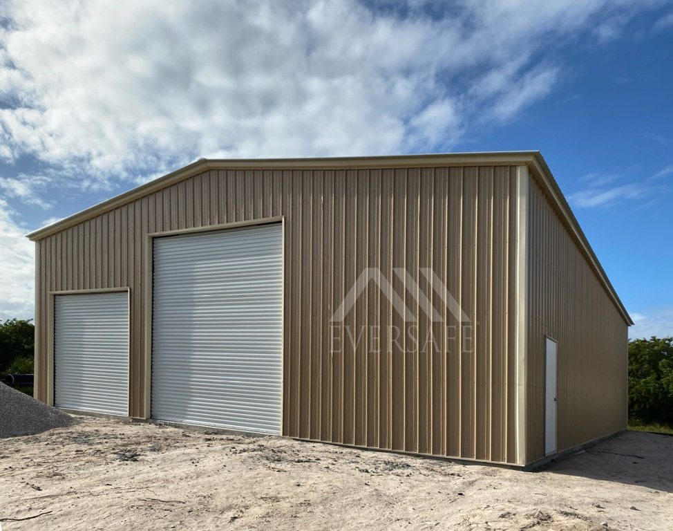Aubergine Overeenstemming Voorbeeld 40x60 Steel Workshop Building | Prefab Garages | Florida Certified Prices