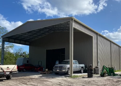 50×100 Florida Commercial Metal Garage