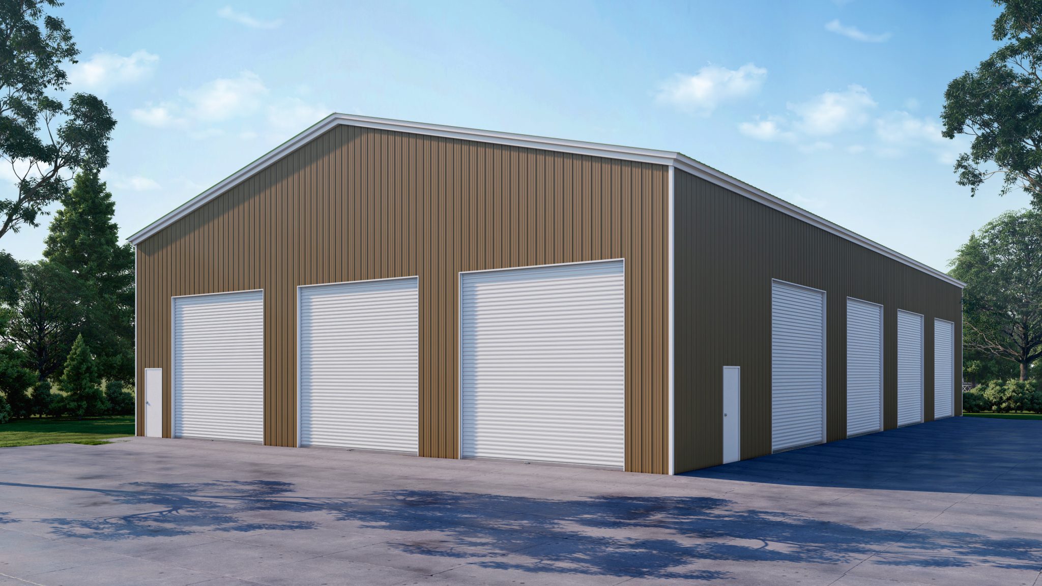 60x100 Florida Prefab Commercial Metal Warehouse For Sale