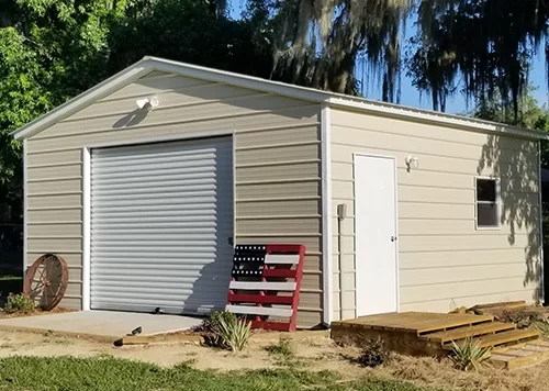 20x20 Metal Garage in Florida