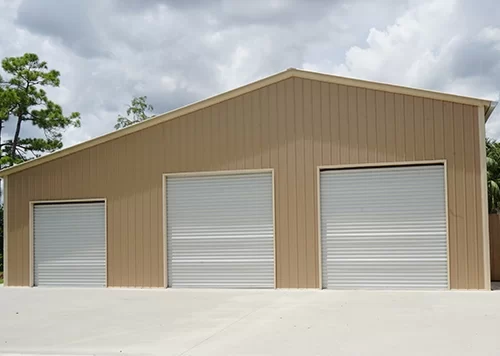 30x50 Multi-Bay Garage in Florida