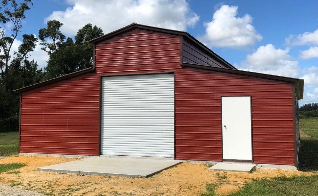 arrow woodridge galvanized steel storage shed common: 6