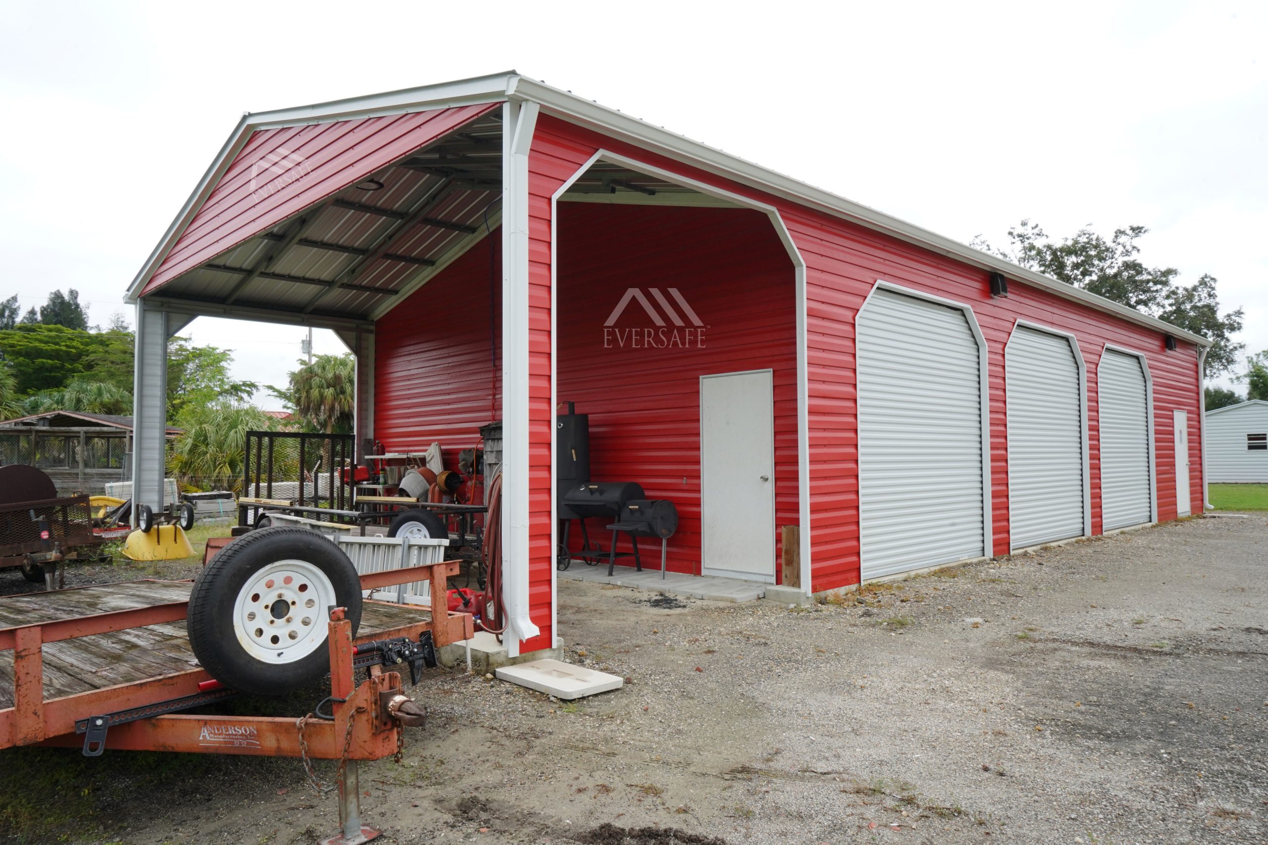 3 Car Garage Building In Florida Eversafe Buildings