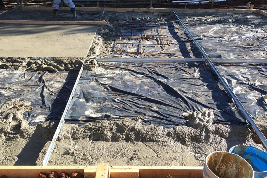 Pouring and Curing a Reinforced Garage Slab