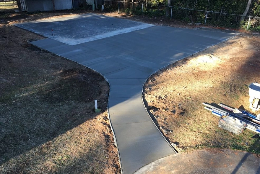 Pouring and Curing a Reinforced Garage Slab