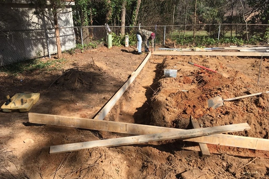 Reinforcing a Garage Slab for an Auto Lift