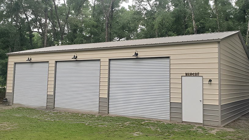 30x50 Detached Steel Garage