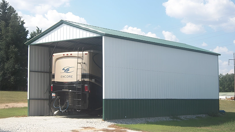 Enclosed RV Garage Florida